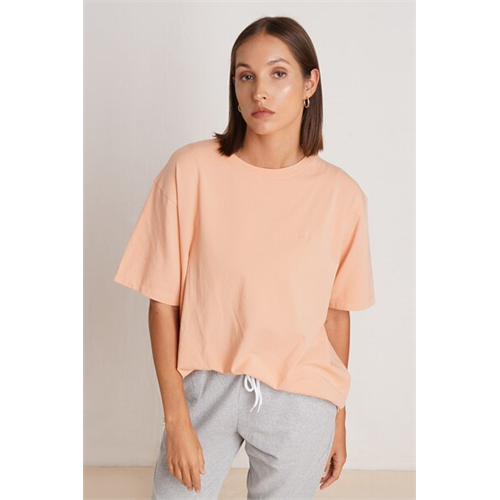 Odel Unisex Peach Oversized Crew Neck T Shirt