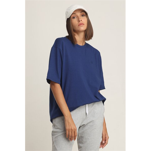 Odel Unisex Royal Blue Oversized Crew Neck T Shirt