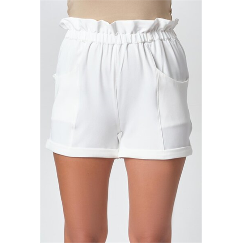 Odel White Paperbag Shorts