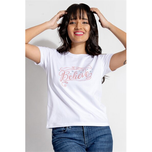 Odel White Slogan Printed Tshirt