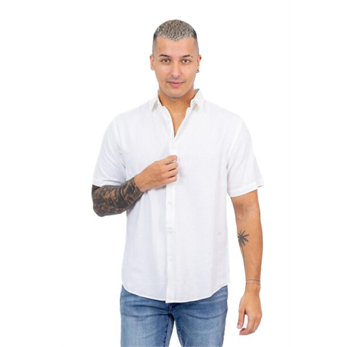 Odel White Textured Shirt