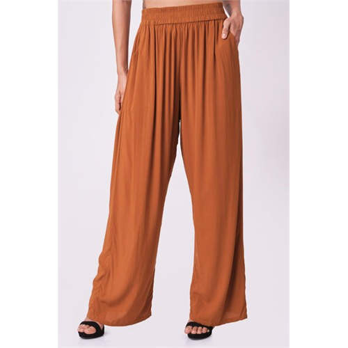 Odel X Nakota Tuwa Rust Wide Leg Trouser