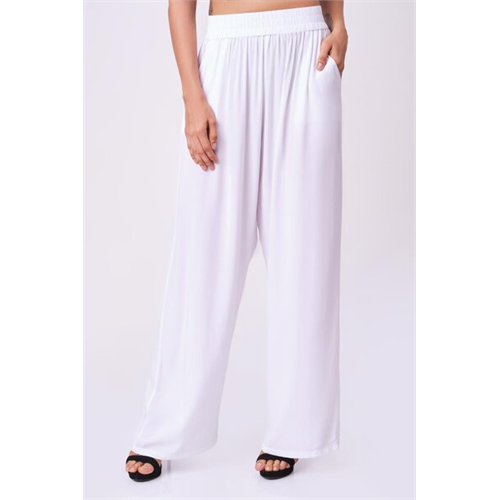 Odel X Nakota Tuwa White Wide Leg Trouser