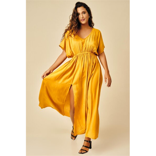 Odel X Nakota Tuwa Yellow Holiday Dress
