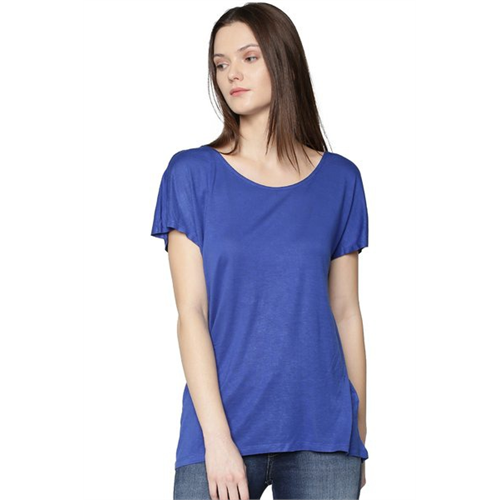 Only CarrieSolid Color Boat Neck Tshirt