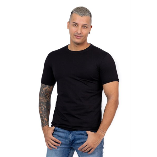 Premium Black Crew Neck Basic Tshirt