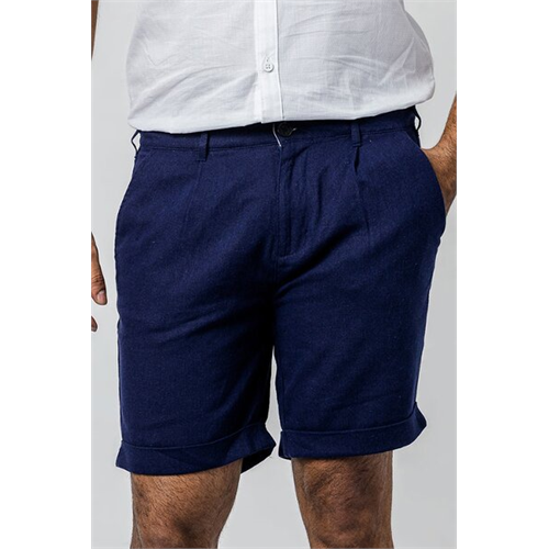 Premium Solid Colour Linen Roll Up Short