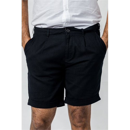 Premium Solid Colour Linen Roll Up Short