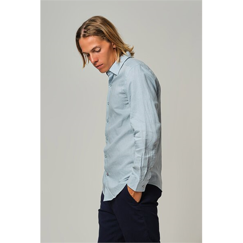 Premium Solid Linen Long Sleeve Shirt