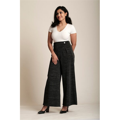 Tara Black Wide Leg Pant