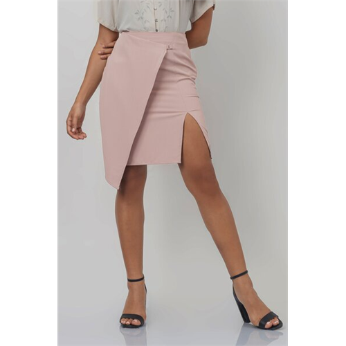 Tara Pink Semi Fitted Mini Skirt