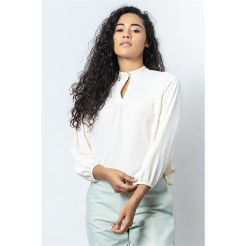 Tara Solid Colour Empire Waist Loose Fit Top