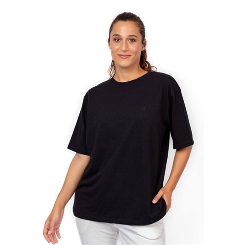 Odel Unisex Oversized Short Sleeved Black T-Shirt