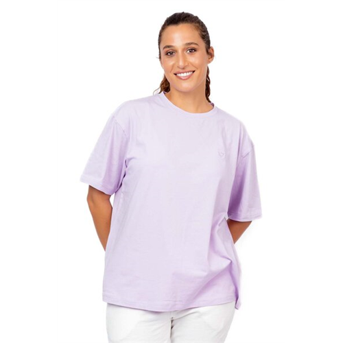 Odel Unisex Oversized Short Sleeved Lilac T-Shirt