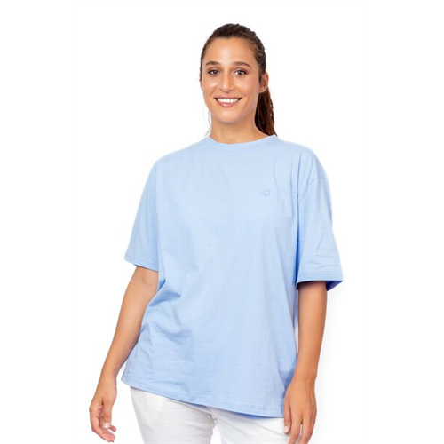 Unisex Oversized Short Sleeved Light Blue T-Shirt