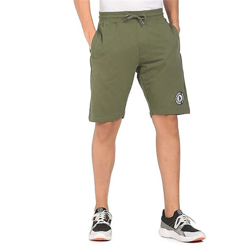 US Polo Olive Drawstring Short