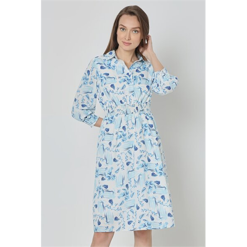 Vero Moda Abstract Midi Dress