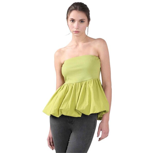 Vero Moda Green Off-Shoulder Top