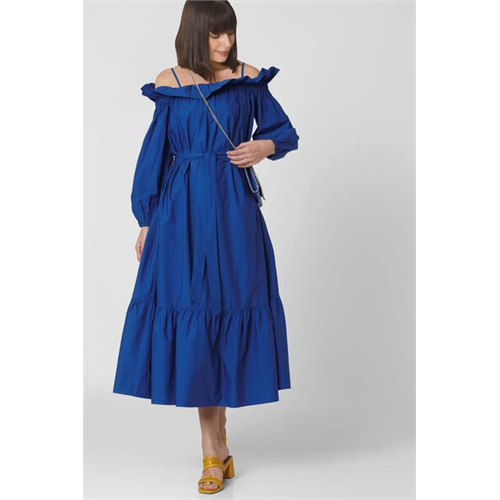 Vero Moda Of Shoulder Ruffle Detail Dress