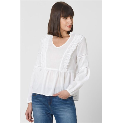 Vero Moda White Lace Detail Top