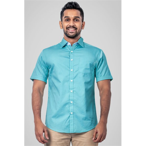 Wyos Cotton Slim Fit Short Sleeve Shirt