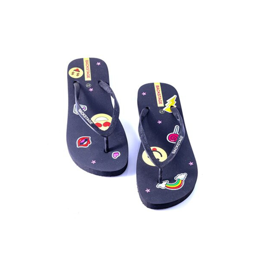 Backstage Emoji Printed Flip Flop