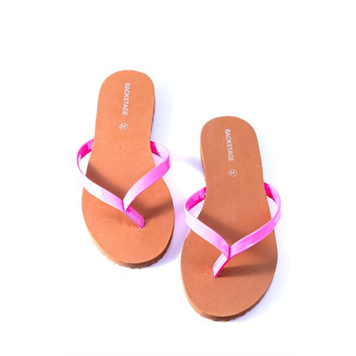 Backstage Pink Strapped Flip Flop