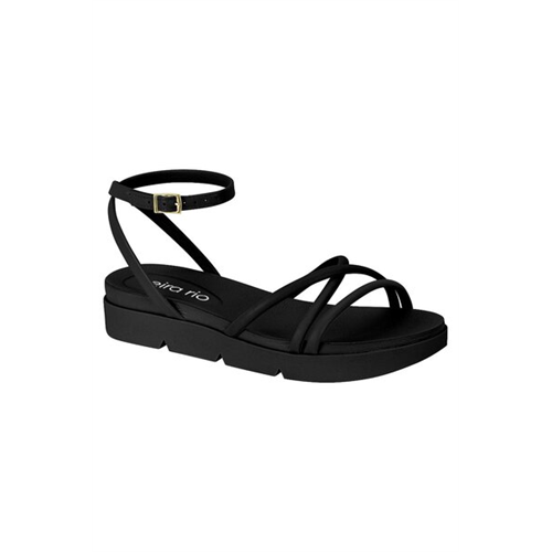 Beira Rio Womens Black Sandal