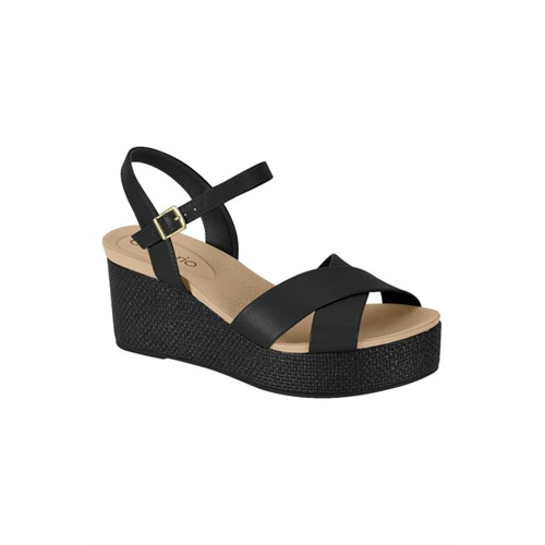 Beira Rio Womens Black wedge