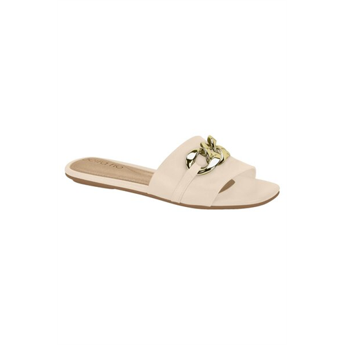 Beira Rio Womens Cream Flat