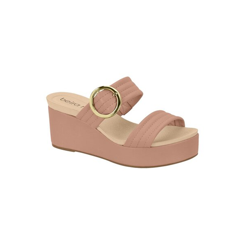 Beira Rio Womens Nude Wedges