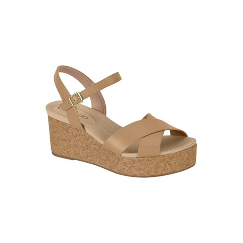 Beira Rio Womens Tan wedge