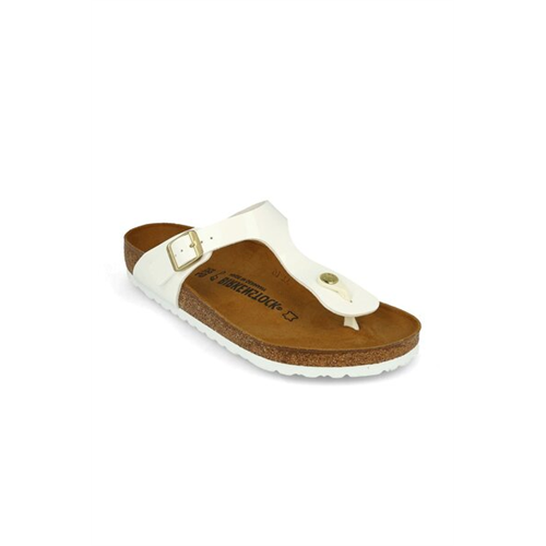 Birkenstock Gizeh Lack Weiss Regular