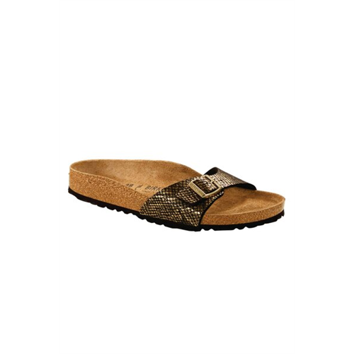 Birkenstock Madrid Mf Shiny Python Black Regular