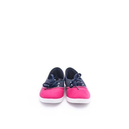 Odel Pink & Navy Blue Flat Shoe