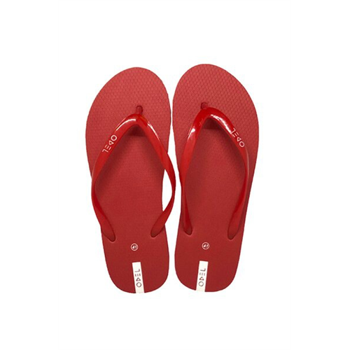 Odel Red Flip Flops