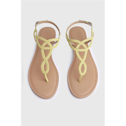 Vero Moda Yellow Strap Sandal