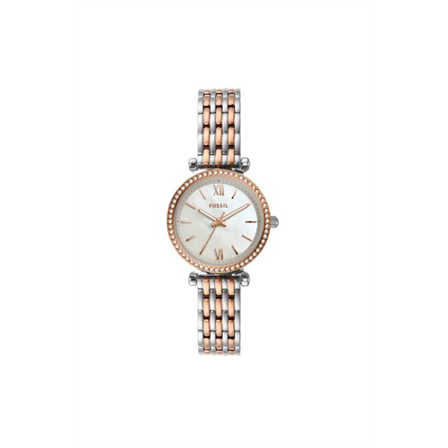 Carlie Mini Three-Hand Two-Tone Stainless Steel Watch