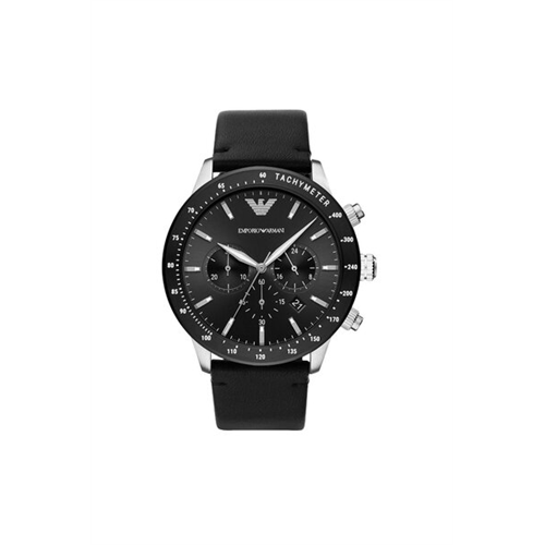 Emporio Armani Mario Leather Men Watch