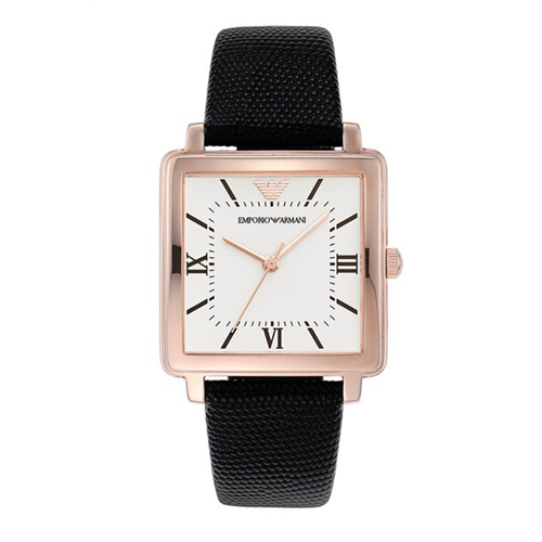 Emporio Armani Modern Squ Leather Women Watch