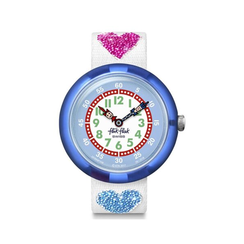 Flik Flak Love My Heart Textile Watch