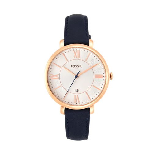 Fossil Jacqueline Navy Leather Watch