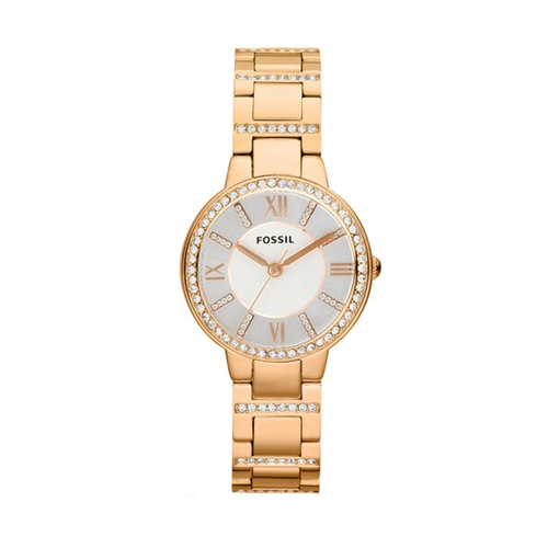 Fossil Virginia Rose Gold Stainless Steel Watch