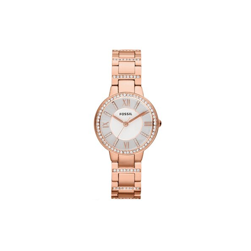 Fossil Virginia Rose Gold Stainless Steel Watch