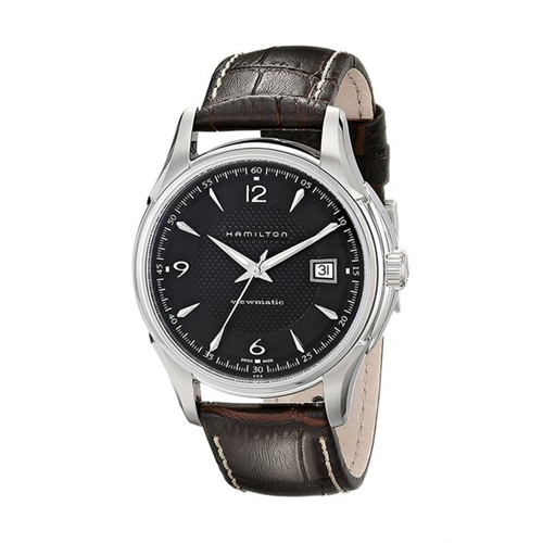 Hamilton Jazzmaster Viewmatic Leather Watch (H32515535)