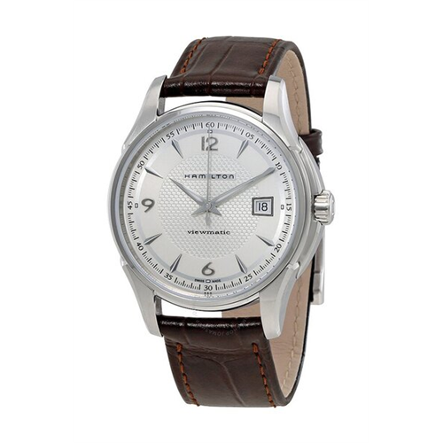 Hamilton Jazzmaster Viewmatic Leather Watch (H32515555)