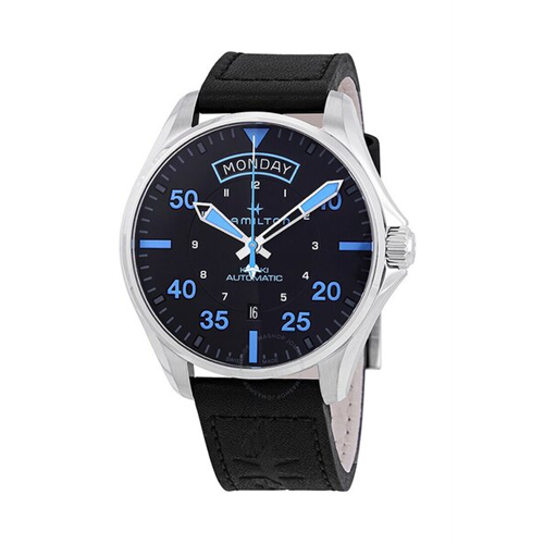 Hamilton Khaki Aviation Leather Watch -H64625731