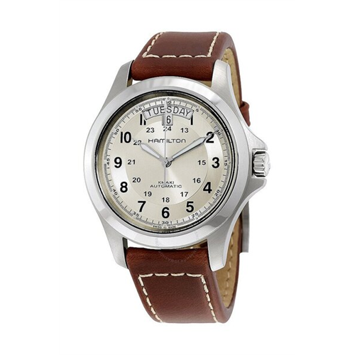 Hamilton Khaki Leather Watch -H64455523