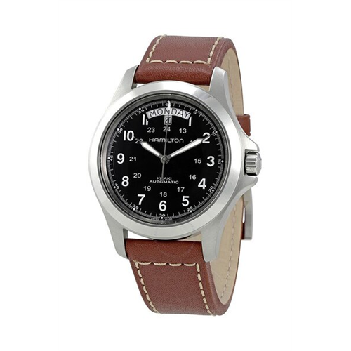 Hamilton Khaki Leather Watch -H64455533