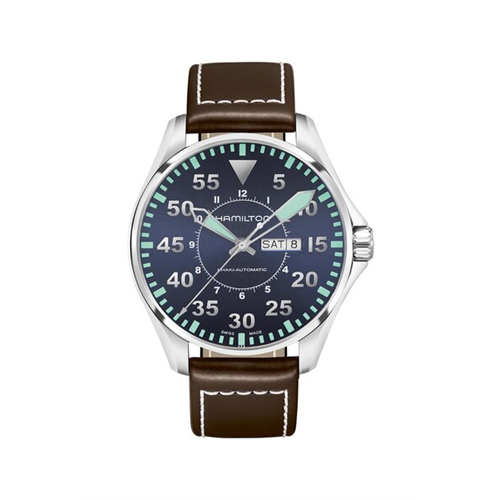 Hamilton Khaki Leather Watch -H64715545